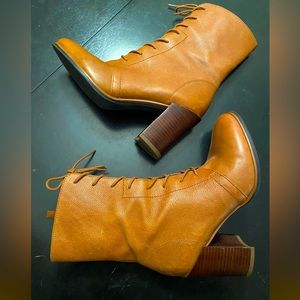 Franco Sarto leather booties, 7.5